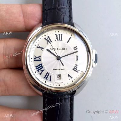 Swiss Grade Cartier Cle de Stainless Steel Replica Mens Watch